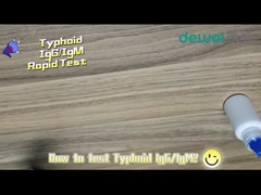 15 dakika Tifo Hızlı Test Kiti Dışkı Serumu Plazma Örneği Salmonella Typhi Antijen Testi