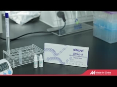 Boğaz Çubuğu Strep A Hızlı Test Kiti Tek Adımlı Tek Kullanımlık Plastik Kaset