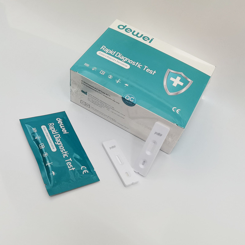 98.6% Sensitivity NT-ProBNP Test Kit Heart Failure Detection Rapid POCT Test Cassette